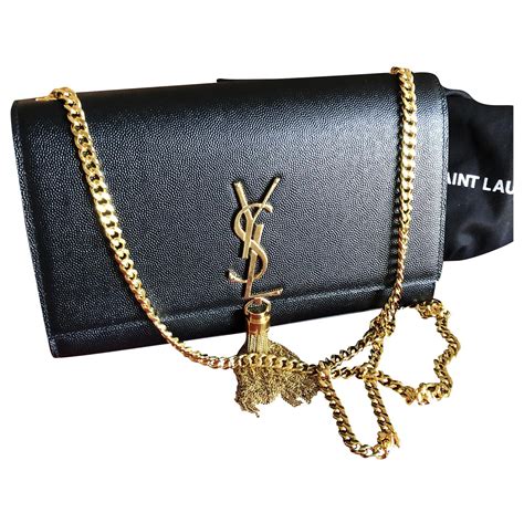 pochette ysl femme noir|Saint Laurent .